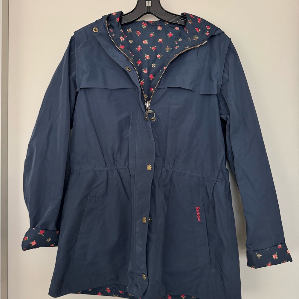 BarbourWomen's Navy Blue Raincoat